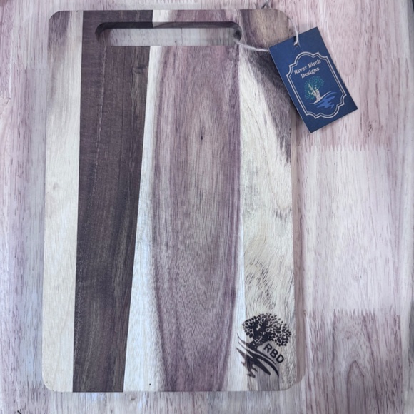 Dirty Dishes Wooden Cutting Board - Rustic Kitchen Decor - Picture 3 of 5